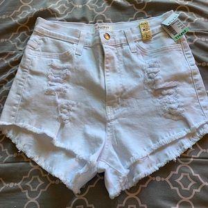 White Papaya Shorts